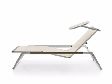MIRTO OUTDOOR - Recliner garden daybed with sunshade by B&B Italia Outdoor - view 2